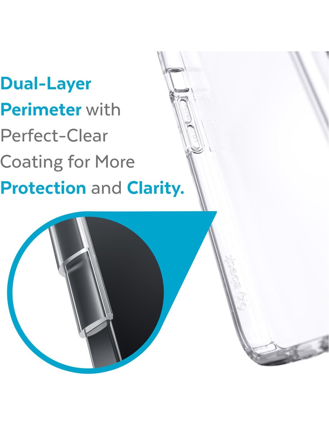 Speck Presidio Perfect Clear Apple iPhone 13 clear - with microban