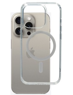 Mobiparts Hardcover Apple iPhone 15 Pro Clear (Magsafe Compatible) Smartphone accessoires