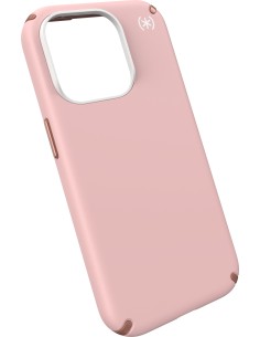 Speck Presidio2 Pro + MS Apple iPhone 15 Pro Dahlia Pink - with Microban Smartphone accessoires