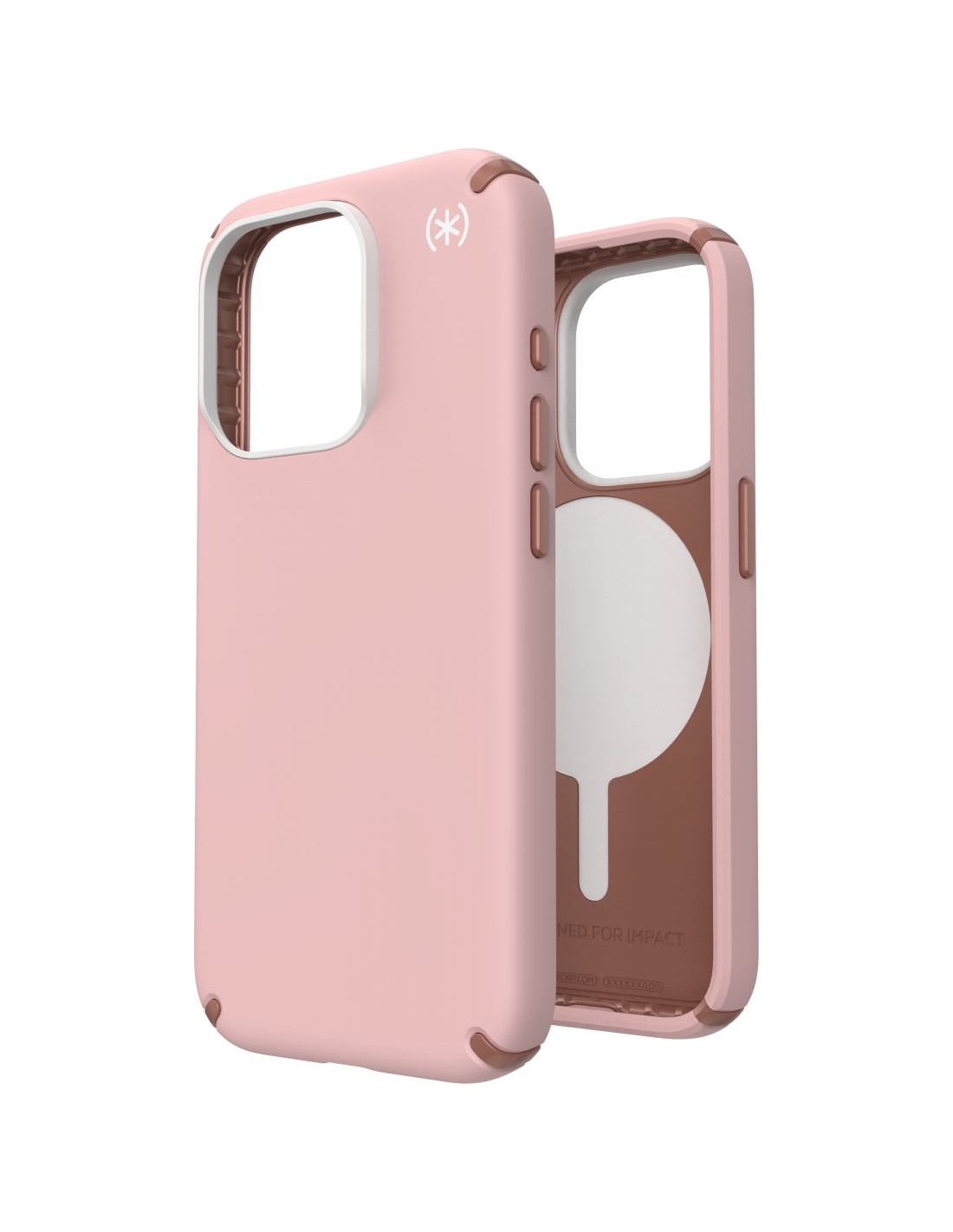Speck Presidio2 Pro + MS Apple iPhone 15 Pro Dahlia Pink - with Microban Smartphone accessoires