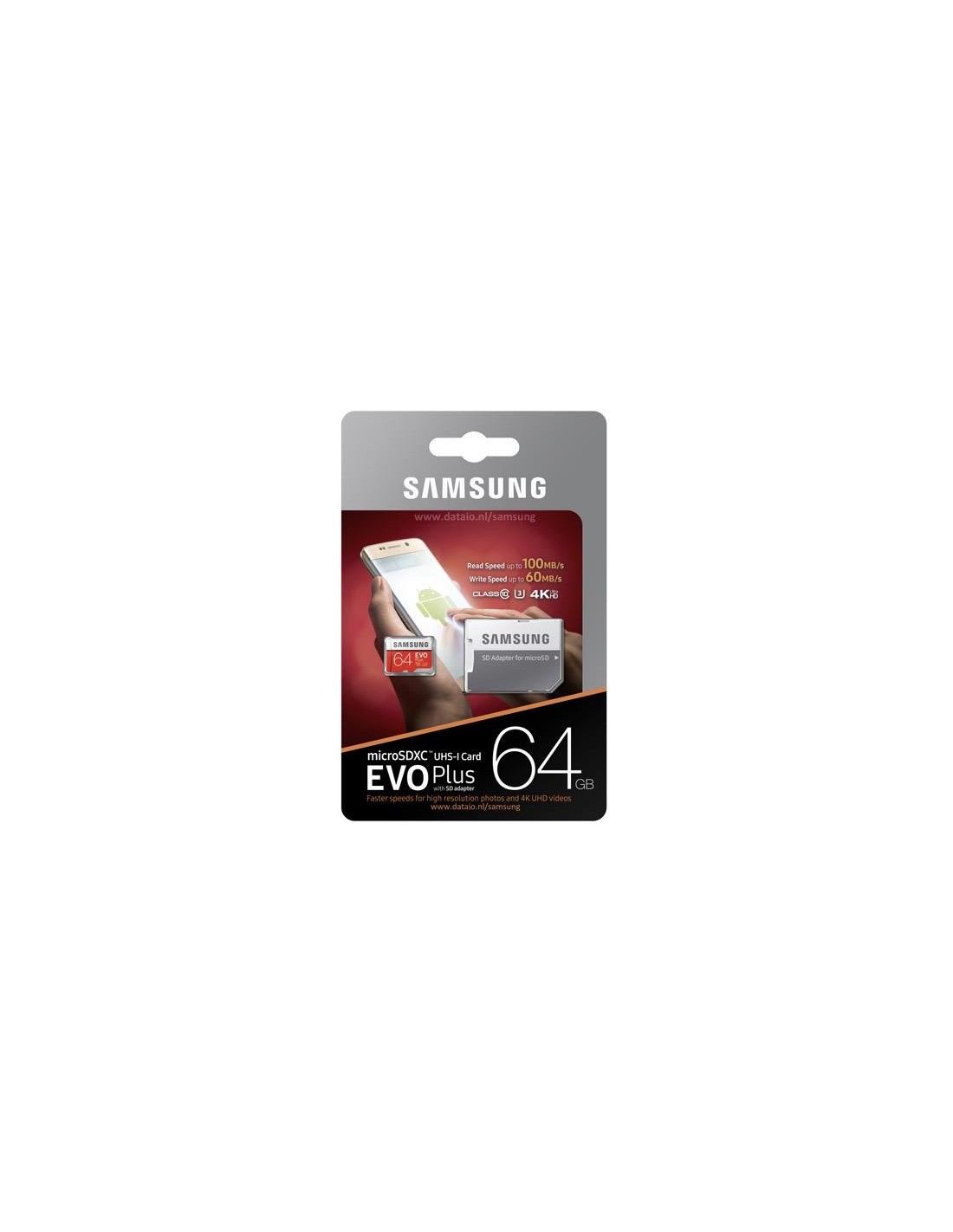 SAMSUNG EVO Plus 64GB microSD + adapter
