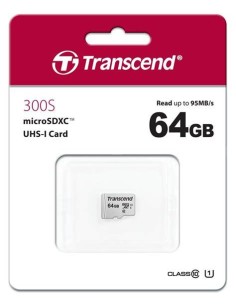 TRANSCEND 64GB UHS-I U1 microSD