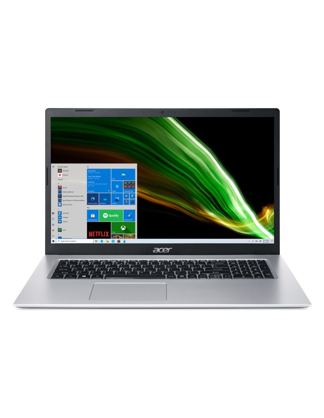 Aspire 3 A317-53-52XA - 17.3i FHD/i5-1135G7/8GB/512GB SSD/Iris Xe Graphics/Silver/No ODD/Qwerty//Win11 Home