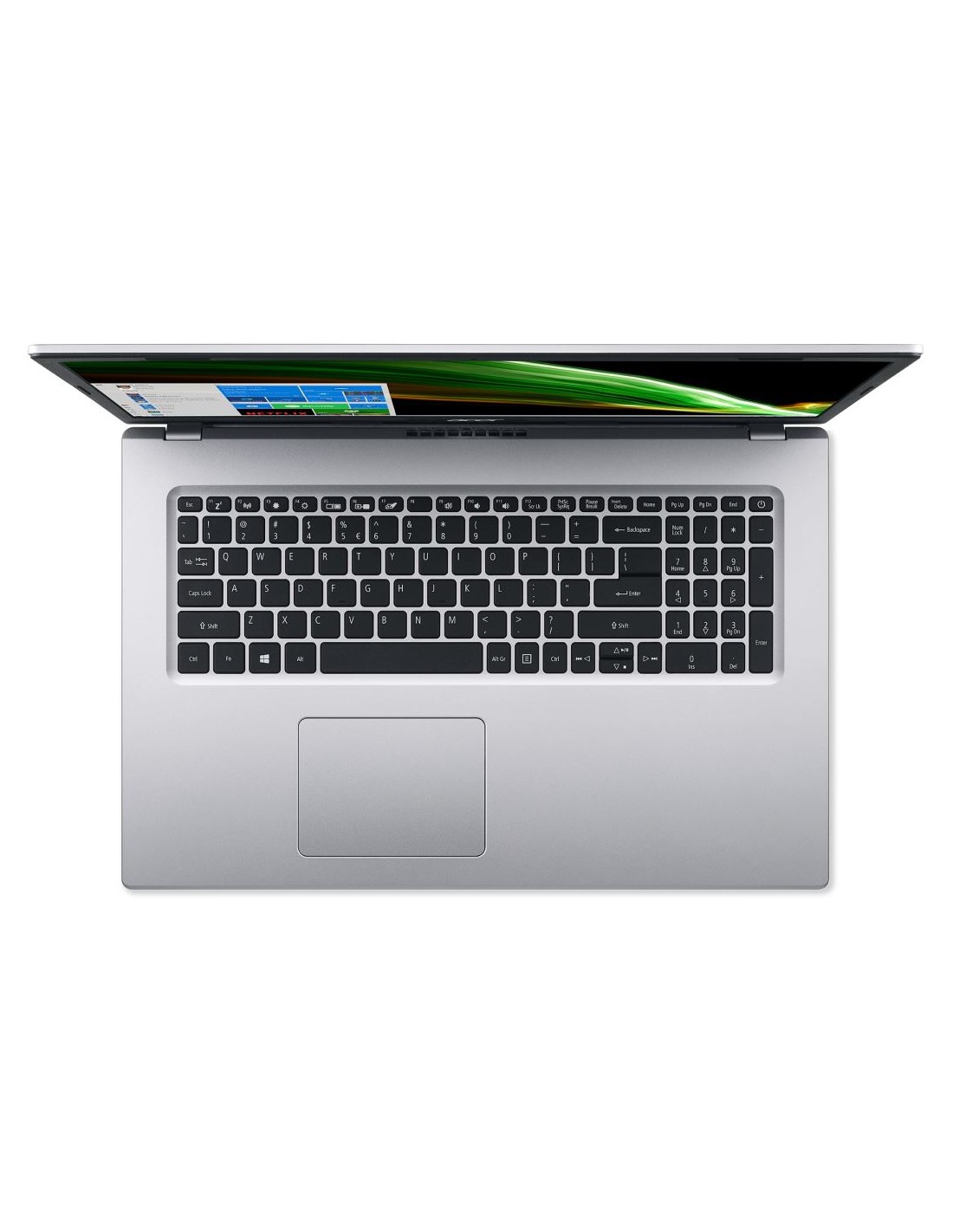 Aspire 3 A317-53-52XA - 17.3i FHD/i5-1135G7/8GB/512GB SSD/Iris Xe Graphics/Silver/No ODD/Qwerty//Win11 Home