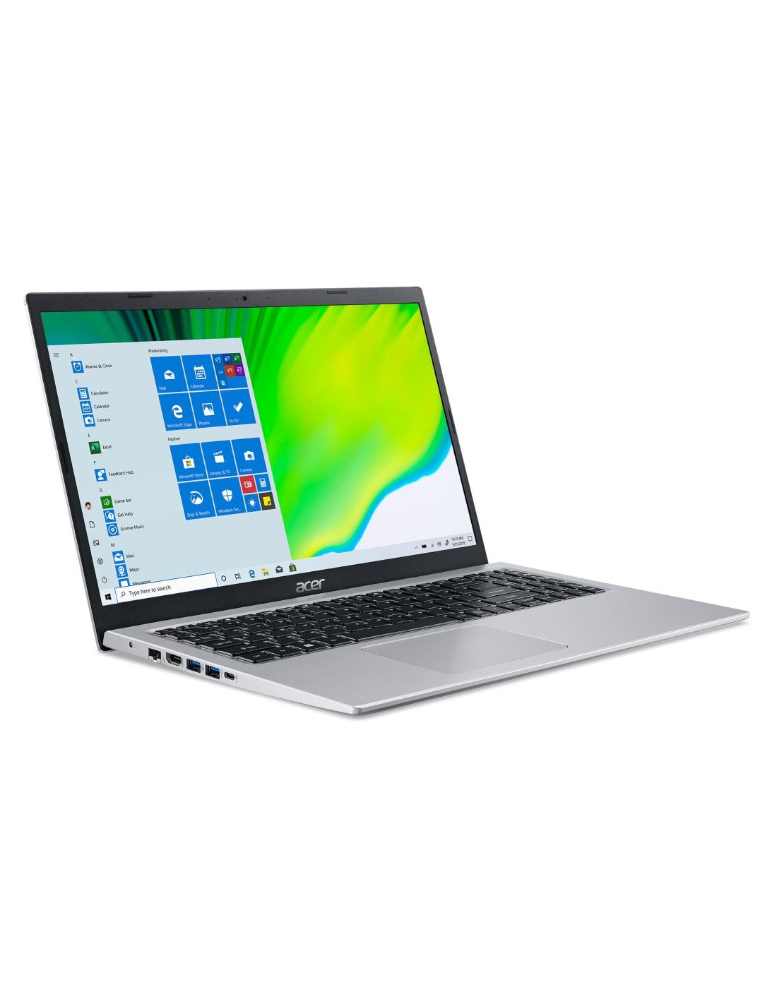 Aspire 5 A517-52-74ZJ - 17.3i FHD IPS/i7-1165G7/16GB/1TBSSD/Iris Xe Graphics/NoODD/Fingerprint Reader/Win10 Home/Silver QWERTY