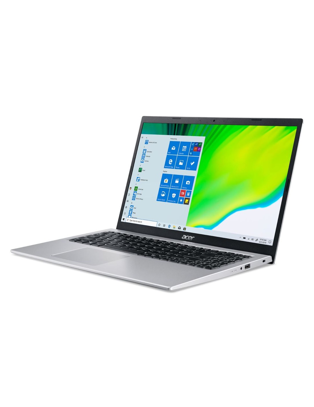 Aspire 5 A517-52-74ZJ - 17.3i FHD IPS/i7-1165G7/16GB/1TBSSD/Iris Xe Graphics/NoODD/Fingerprint Reader/Win10 Home/Silver QWERTY