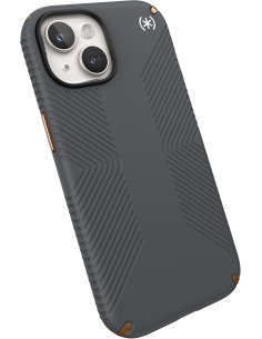 Speck Presidio2 Grip Apple iPhone 16e 15 14 13 Charcoal Grey -  with Microban