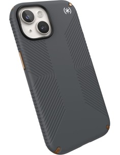Speck Presidio2 Grip Apple iPhone 16e 15 14 13 Charcoal Grey -  with Microban 2