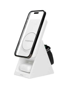 Mobiparts Wireless 3 in 1 Charger 15W Triangle White 2