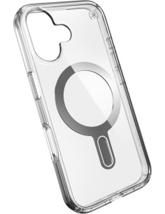 Speck Presidio Perfect Clear + ClickLock Apple iPhone 16 Clear -  with Microban 2