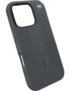Speck Presidio2 Grip + ClickLock Apple iPhone 16 Pro Charcoal Grey -  with Microban