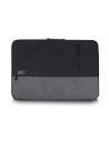 ACT AC8545 notebooktas 39,6 cm (15.6") Opbergmap/sleeve Zwart, Grijs