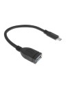 ACT AC7340 USB-kabel 0,2 m USB 3.2 Gen 1 (3.1 Gen 1) USB C USB A Zwart