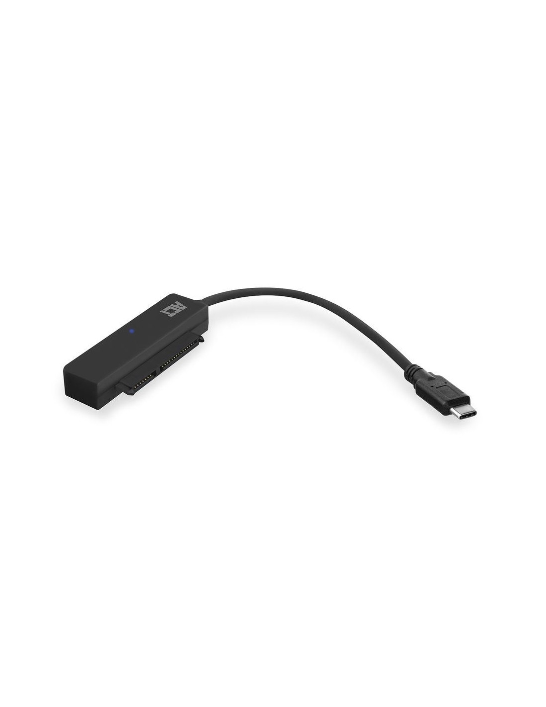 ACT AC1525 tussenstuk voor kabels USB Type-C SATA 7-pin + 15pin Zwart