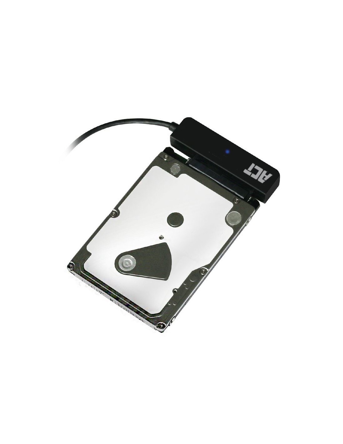 ACT AC1525 tussenstuk voor kabels USB Type-C SATA 7-pin + 15pin Zwart
