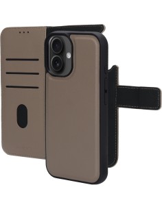 Mobiparts Leather 2 in 1 Wallet Case Apple iPhone 16 Taupe