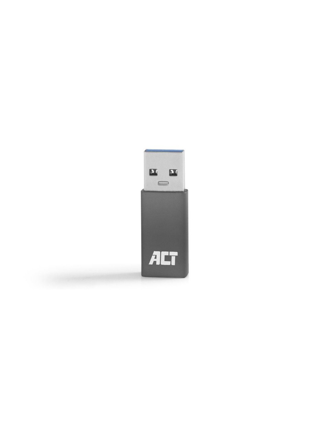 ACT AC7375 tussenstuk voor kabels USB Type-C USB Type-A Grijs