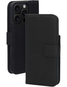 Mobiparts Leather Wallet Case Apple iPhone 16 Pro Black (MagSafe Compatible) 2