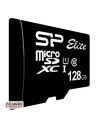 Silicon Power 128GB Elite MicroSDXC Class10 UHS-1 tot 85Mb/s incl. SD-adapter Zwart