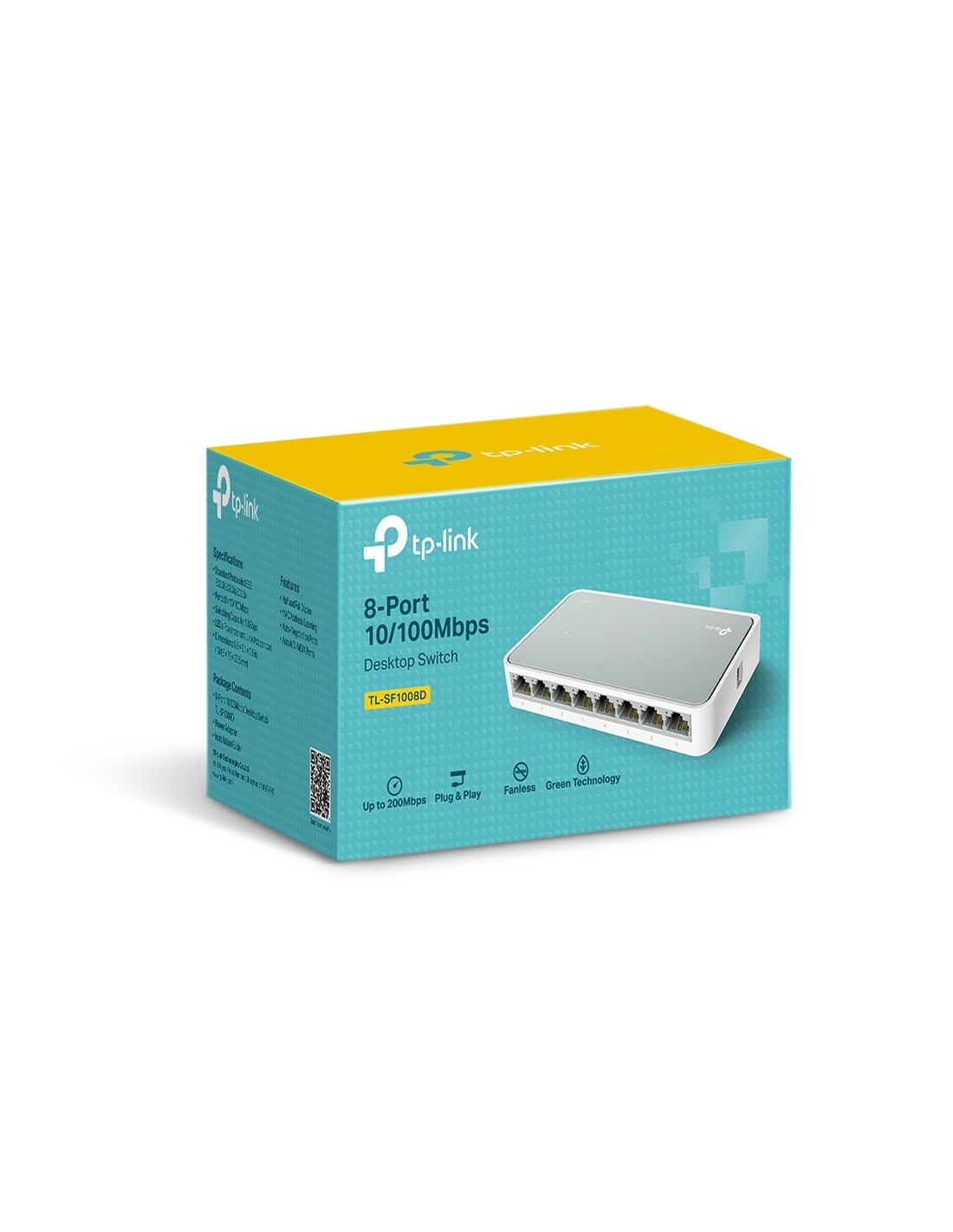 TP-LINK TL-SF1008D Unmanaged Fast Ethernet (10 100) Wit