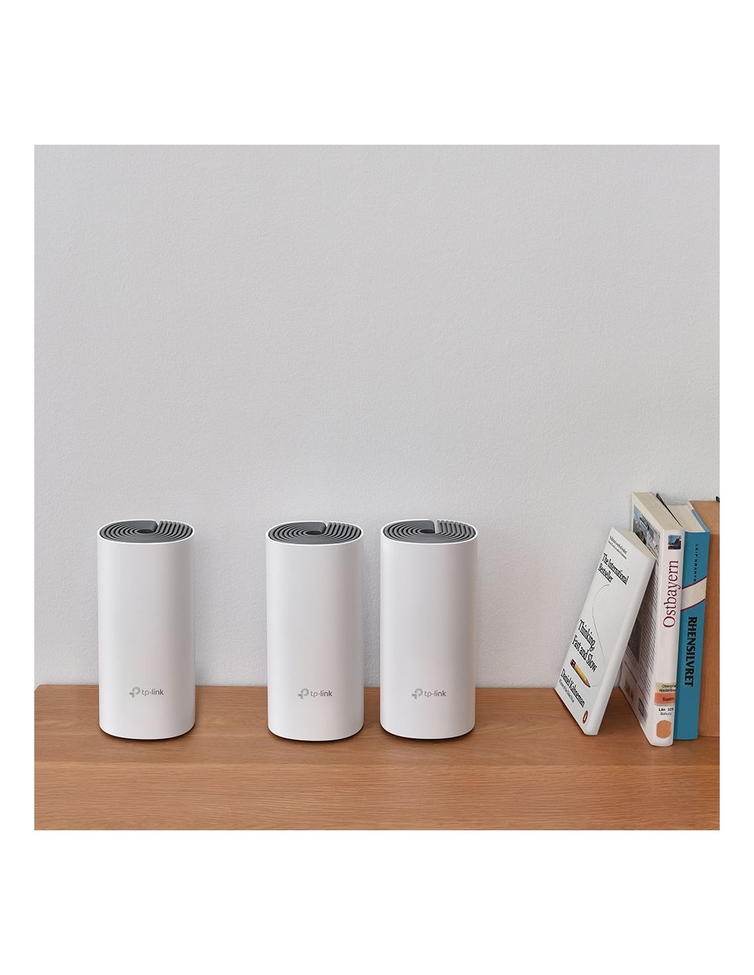 TP-LINK Deco E4 (3-pack) Dual-band (2.4 GHz / 5 GHz) Wi-Fi 5 (802.11ac) Wit, Grijs 2 Intern