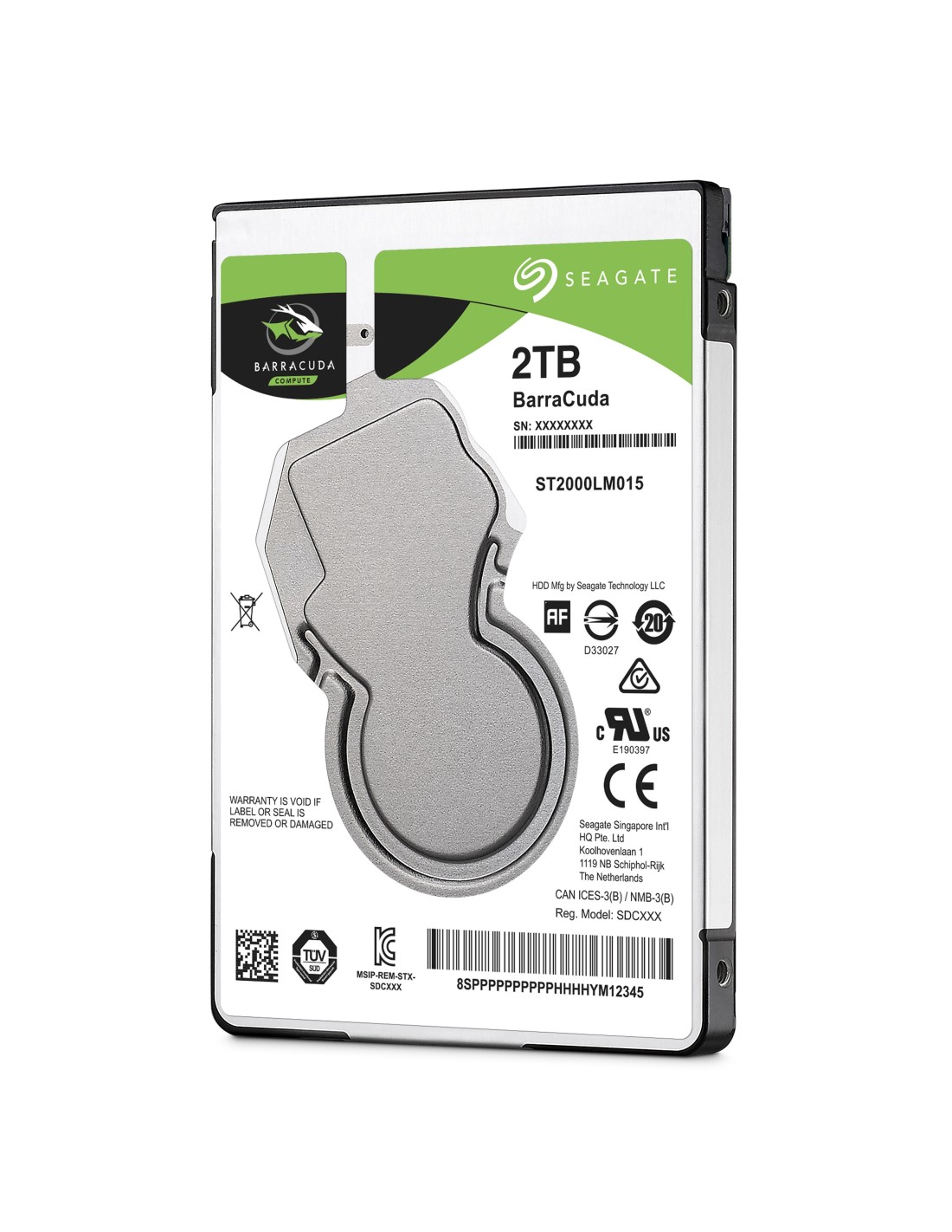 Seagate Barracuda 2TB SATA III 2.5" - 5400RPM