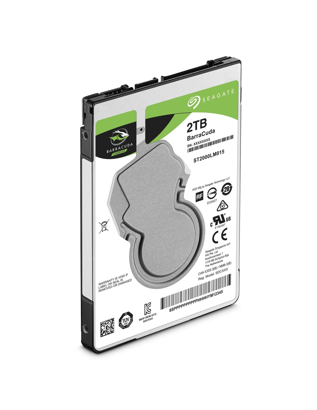 Seagate Barracuda 2TB SATA III 2.5" - 5400RPM