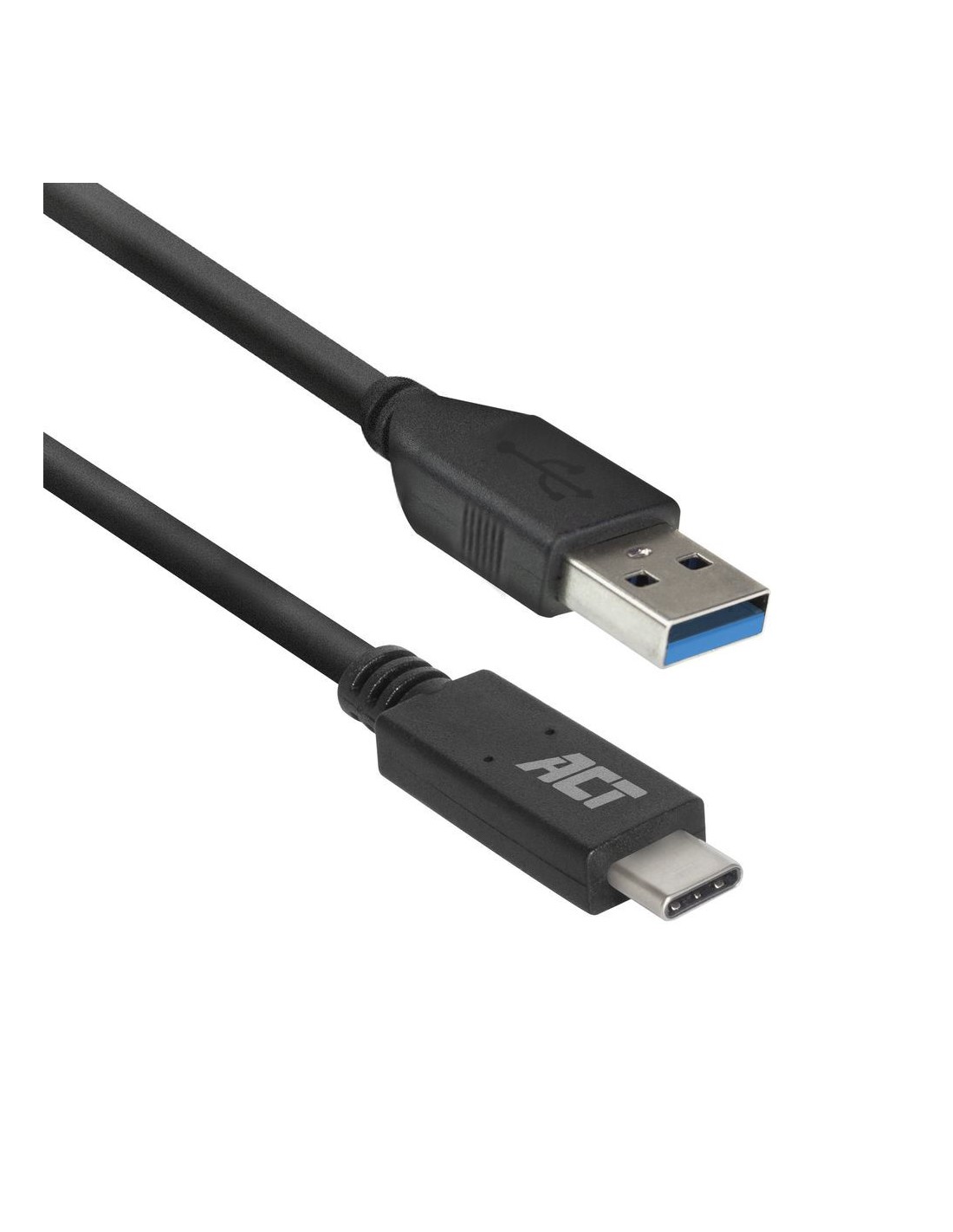 ACT AC7417 USB-kabel 2 m USB 3.2 Gen 1 (3.1 Gen 1) USB C USB A Zwart