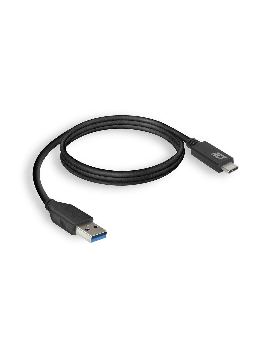 ACT AC7417 USB-kabel 2 m USB 3.2 Gen 1 (3.1 Gen 1) USB C USB A Zwart