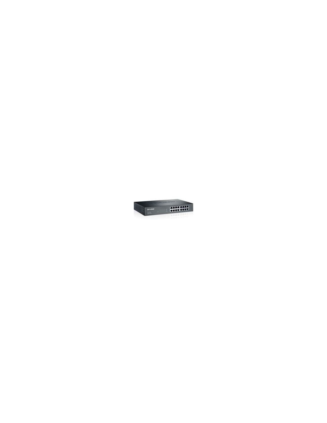 TP-LINK TL-SG1016D Unmanaged Gigabit Ethernet (10/100/1000) Zwart