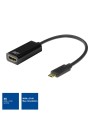 ACT AC7305 video kabel adapter 0,15 m USB Type-C HDMI Type A (Standaard) Zwart