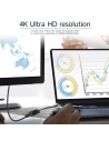 ACT AC7305 video kabel adapter 0,15 m USB Type-C HDMI Type A (Standaard) Zwart