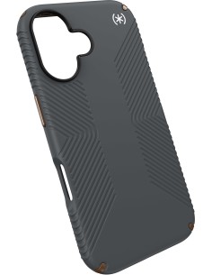 Speck Presidio2 Grip Apple iPhone 16 Charcoal Grey -  with Microban