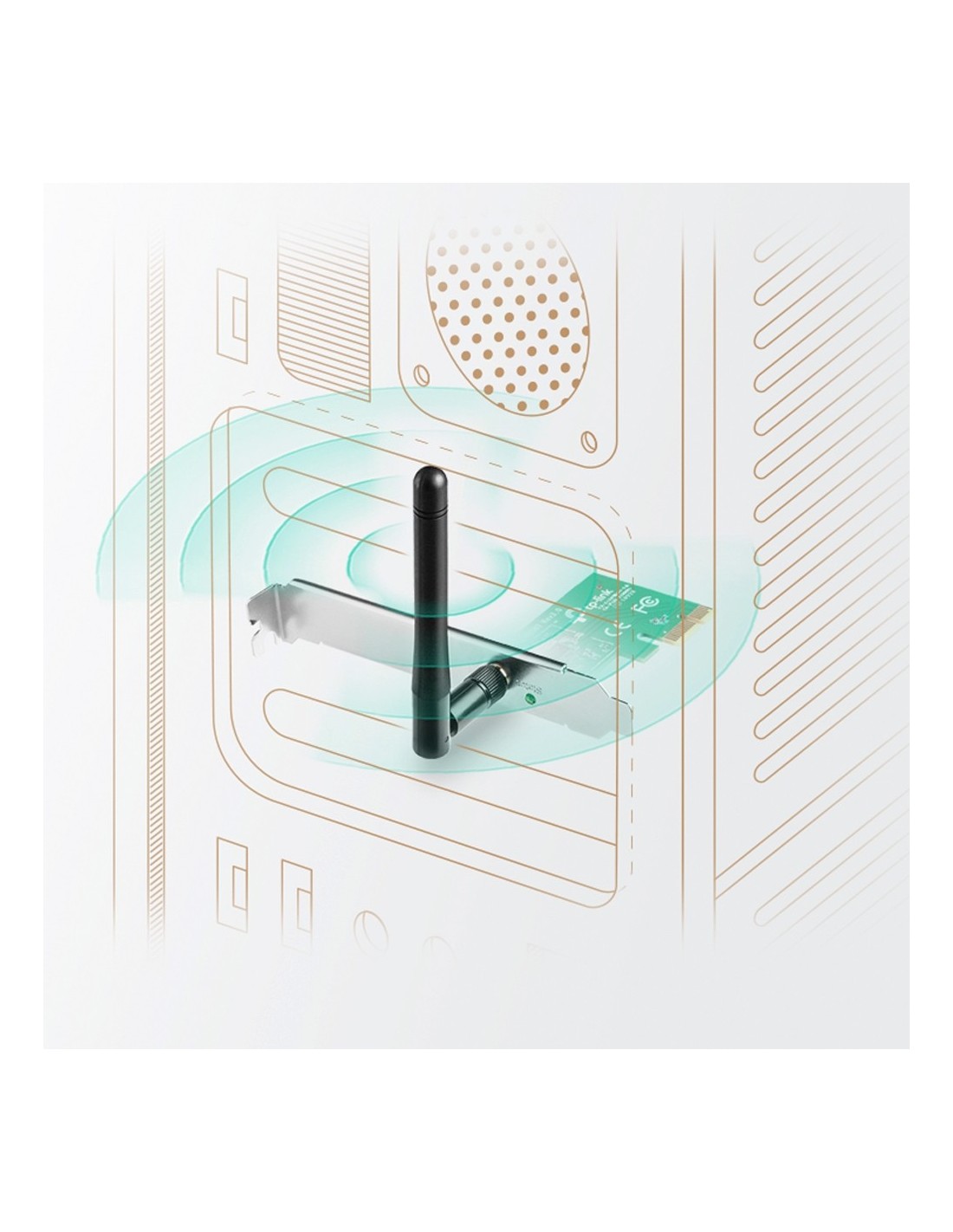 TP-LINK 150Mbps Wireless N PCI Express Adapter Intern WLAN 150 Mbit s
