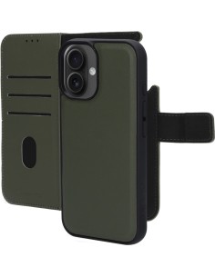 Mobiparts Leather 2 in 1 Wallet Case Apple iPhone 16 Green 2
