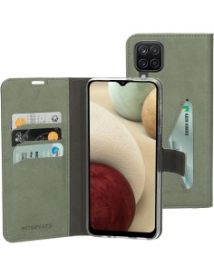 Mobiparts Classic Wallet Case Samsung Galaxy A12 (2021) Stone Green