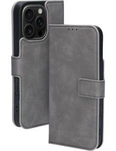 Mobiparts Classic Wallet Case Apple iPhone 16 Pro Granite Grey (MagSafe Compatible) 2