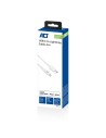 ACT AC3015 Lightning-kabel 2 m Wit