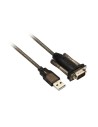 ACT AC6000 seriële kabel Zwart 1,5 m USB Type-A DB-9