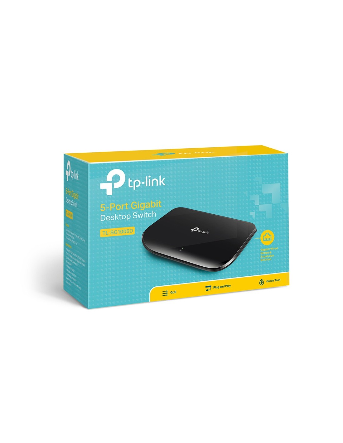 TP-LINK TL-SG1005D Unmanaged Gigabit Ethernet (10 100 1000) Zwart