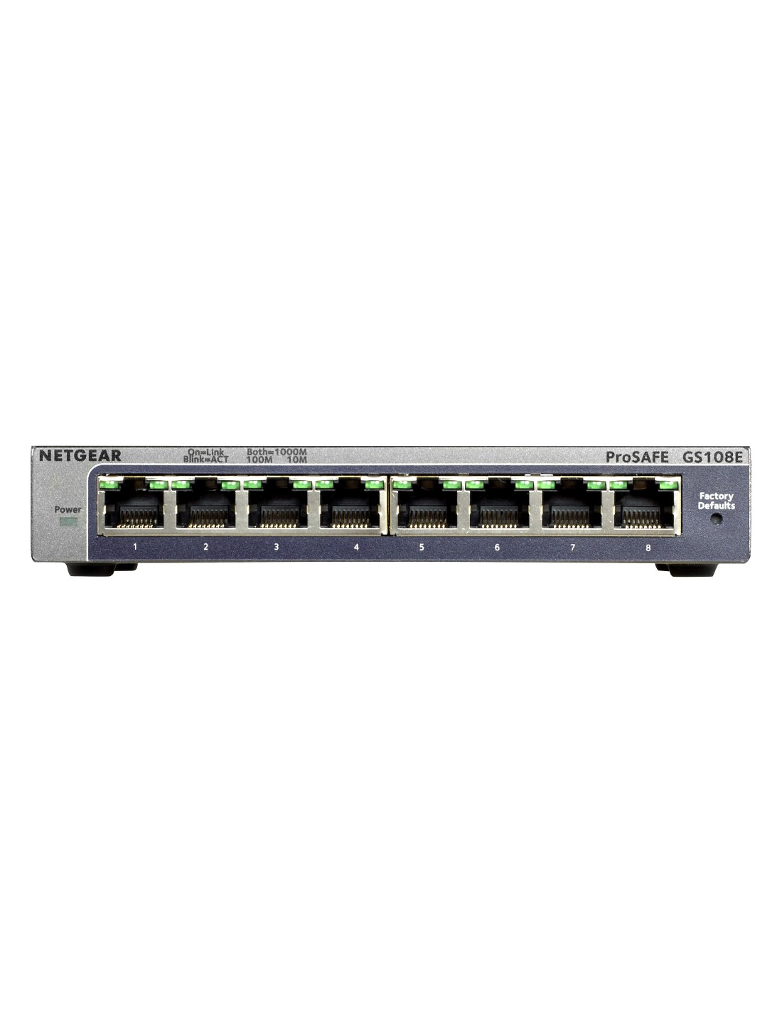NETGEAR GS108E Gigabit Switch 8-port