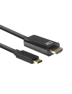 ACT AC7315 video kabel adapter 2 m USB Type-C HDMI Type A (Standaard) Zwart