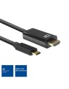 ACT AC7315 video kabel adapter 2 m USB Type-C HDMI Type A (Standaard) Zwart
