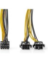 Interne Stroomkabel EPS 8-Pins Male - 2x PCI Express Female 0.15 m