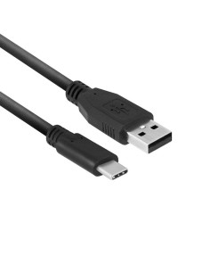 ACT AC3020 USB-kabel 1 m USB 3.2 Gen 1 (3.1 Gen 1) USB A USB C Zwart