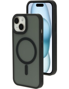 Mobiparts Hardcover Apple iPhone 15 Satin Black (Magsafe Compatible)