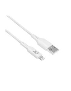 ACT AC3012 Lightning-kabel 2 m Wit