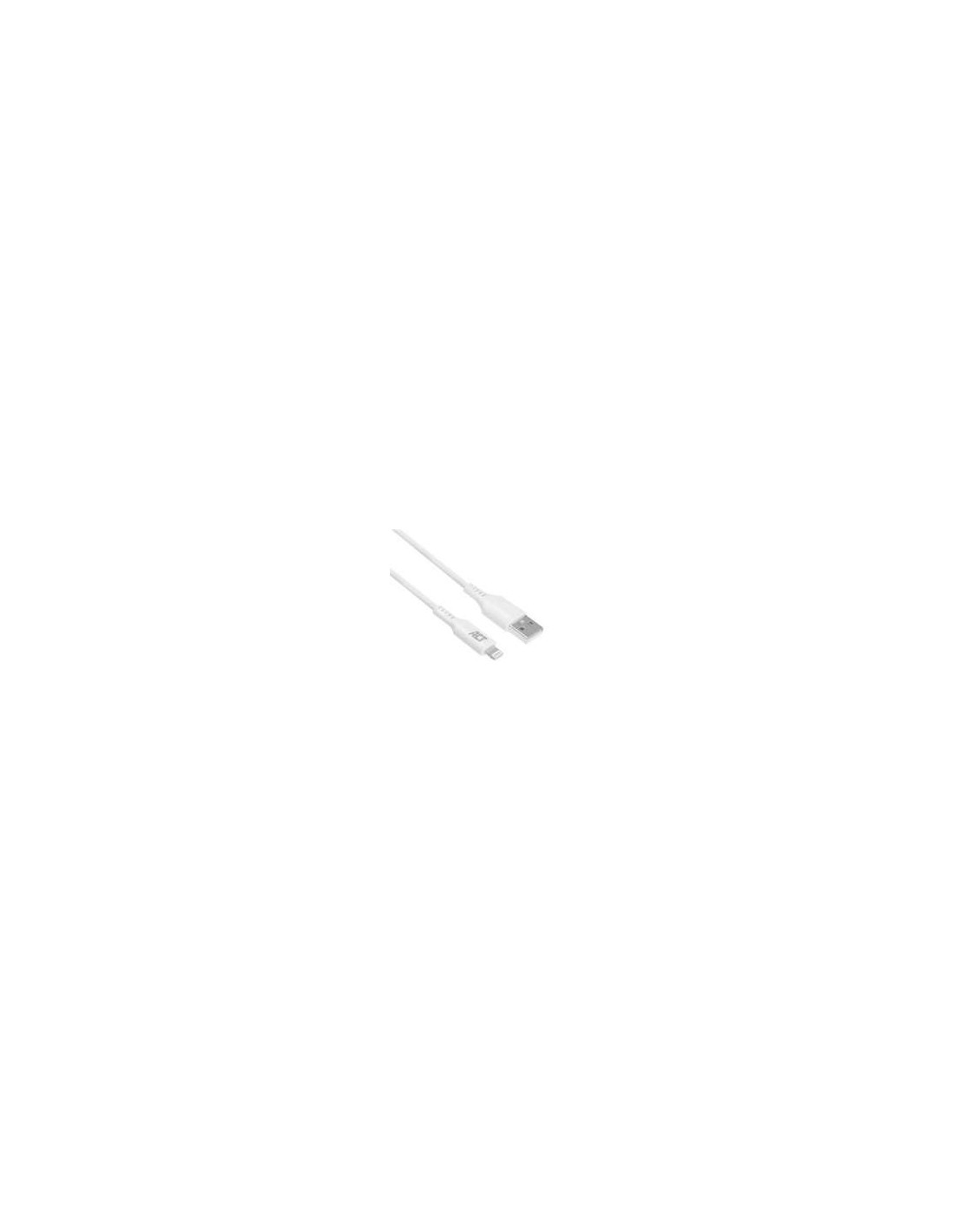 ACT AC3012 Lightning-kabel 2 m Wit