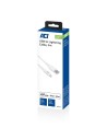 ACT AC3012 Lightning-kabel 2 m Wit