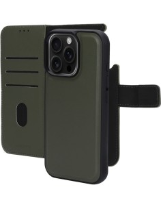 Mobiparts Leather 2 in 1 Wallet Case Apple iPhone 16 Pro Green 2